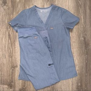 FIGS Heather Indigo SET